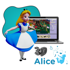 Alice 3d - КИБЕРшкола программирования для детей, компьютерные курсы для школьников, начинающих и подростков - KIBERone г. Новокосино