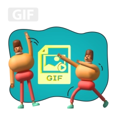 Gif-анимация - КИБЕРшкола программирования для детей, компьютерные курсы для школьников, начинающих и подростков - KIBERone г. Новокосино