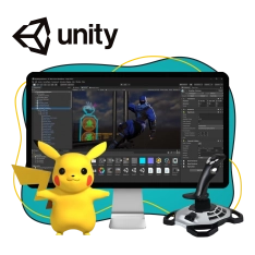 Мир игр на Unity 2D на популярном движке + AI-помощники - КИБЕРшкола программирования для детей, компьютерные курсы для школьников, начинающих и подростков - KIBERone г. Новокосино