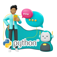 Умный чат-бот на Python на Telegram - КИБЕРшкола программирования для детей, компьютерные курсы для школьников, начинающих и подростков - KIBERone г. Новокосино
