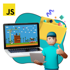 Программирование на JavaScript. Учимся создавать игры! - КИБЕРшкола программирования для детей, компьютерные курсы для школьников, начинающих и подростков - KIBERone г. Новокосино
